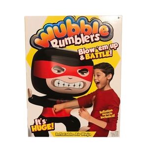 Wubble Rumblers Inflatable Air Ninja Blow Up New Inflation Nozzle Included New